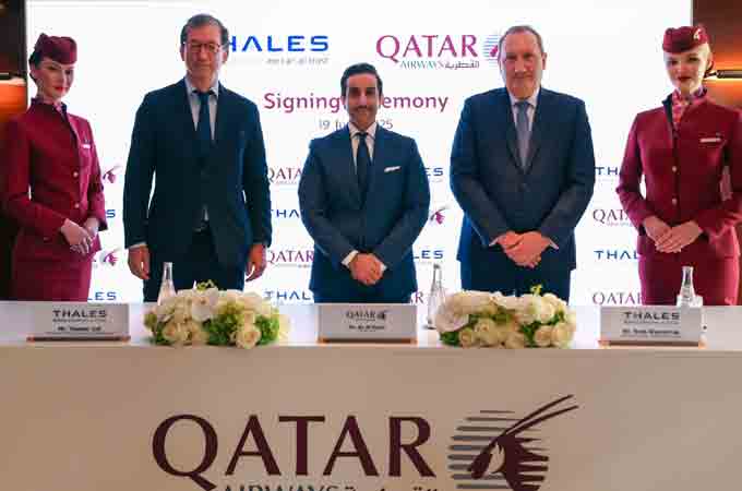 Thales in deal to boost Qatar Airways' strategic growth plan
