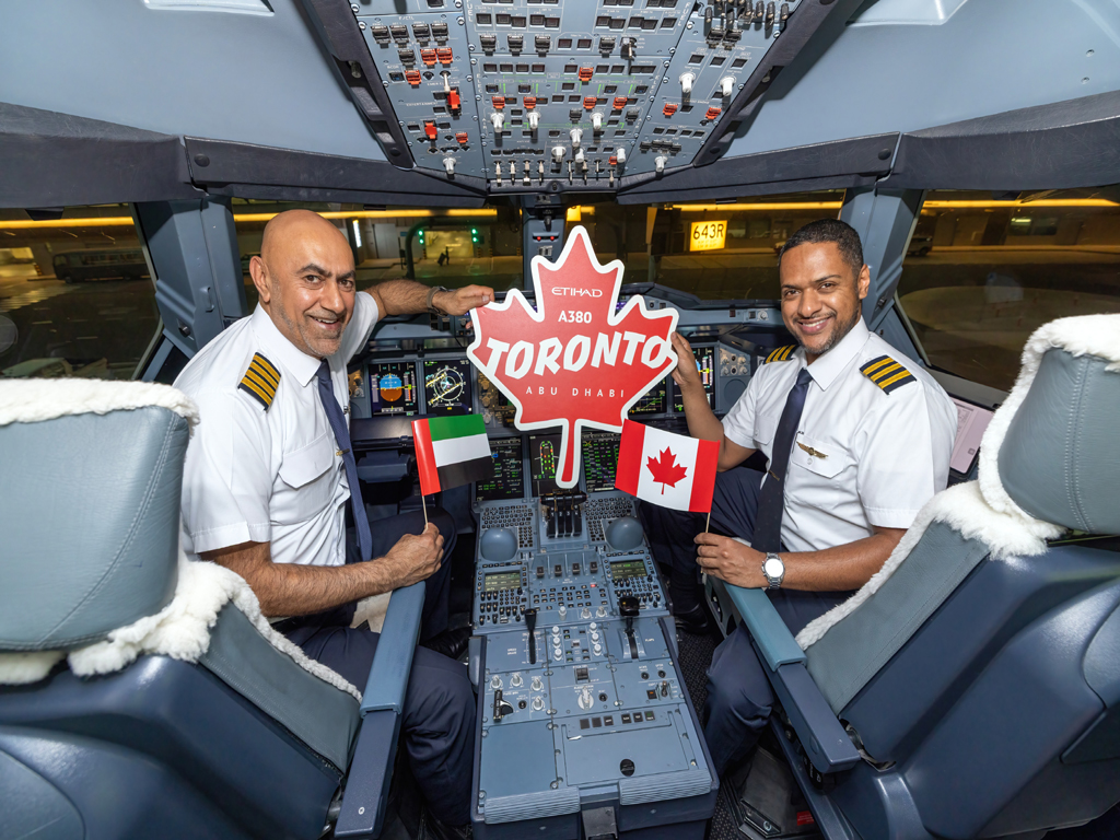 Etihad touches down with daily A380 flights to Toronto