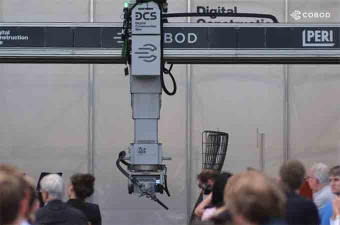 COBOD celebrates global premiere of multifunctional construction robot