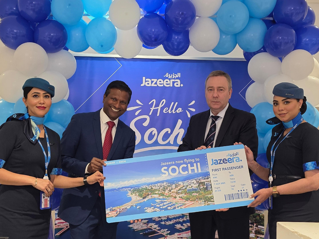 Jazeera Airways launches first-ever direct flight to Sochi