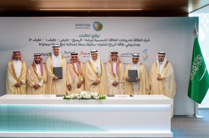 Acwa Power group signs deals for $8.3bn Saudi renewables projects
