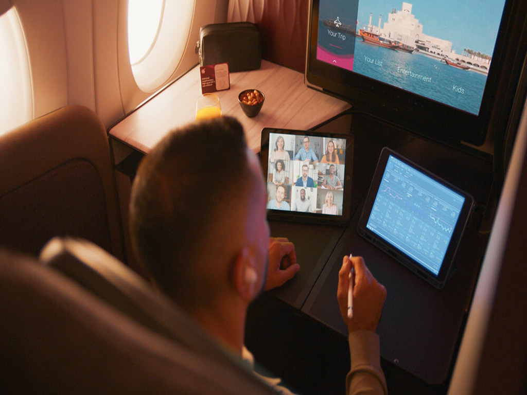 Qatar Airways installs Starlink on 777s, offering 500 Mbps Wi-Fi