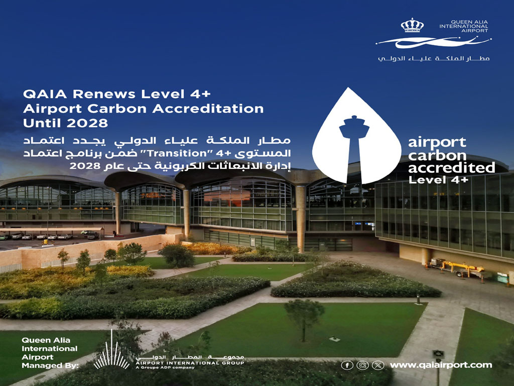 QAIA renews Airport Carbon Accreditation Level 4+ until 2028