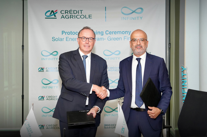 Credit Agricole Egypt, Infinity partner to promote solar loans