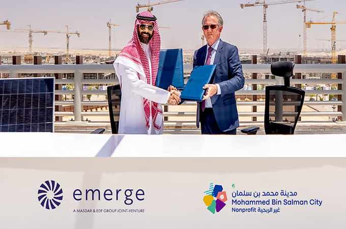 Emerge signs 20-year solar energy deal with Misk City
