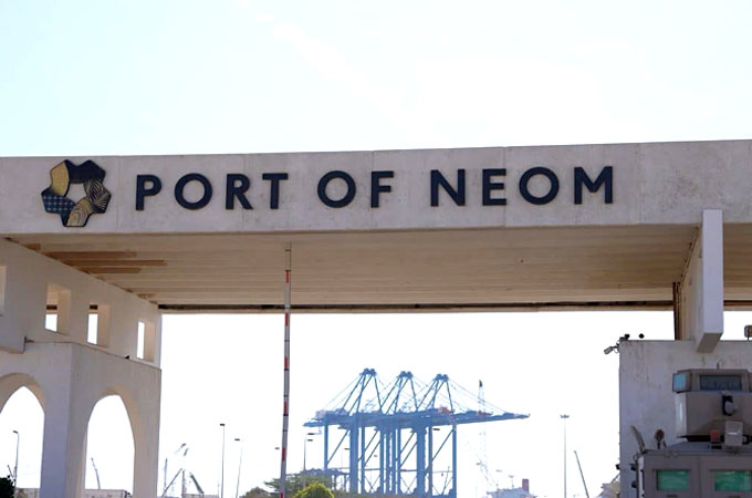 Port of NEOM halves transit time for regional corridor