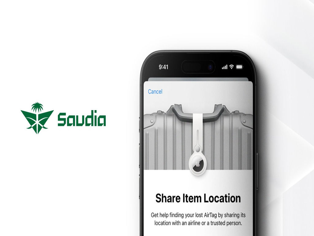Saudia launches Apple's Find My network for baggage recovery