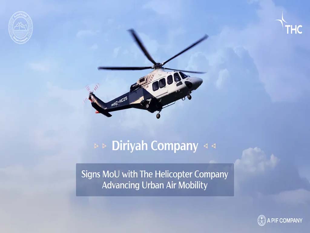 Diriyah, THC explore new urban air mobility ventures
