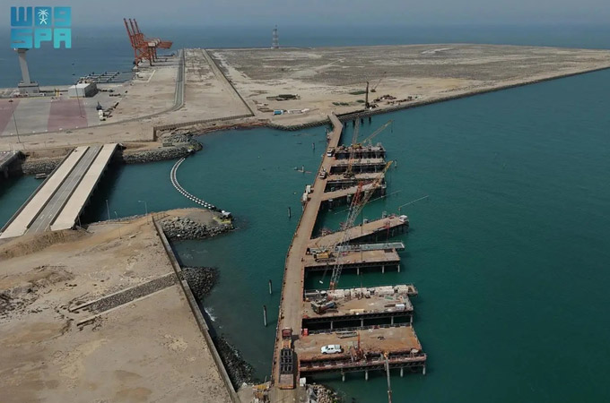 New Jazan bridge makes progress