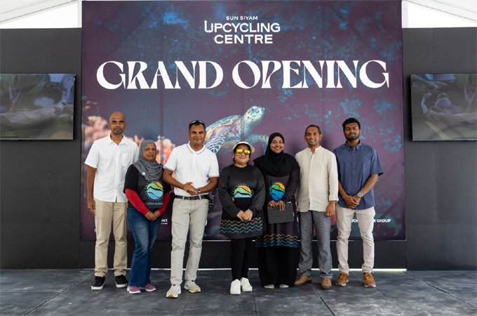 Siyam World Maldives opens Plastic Upcycling Centre