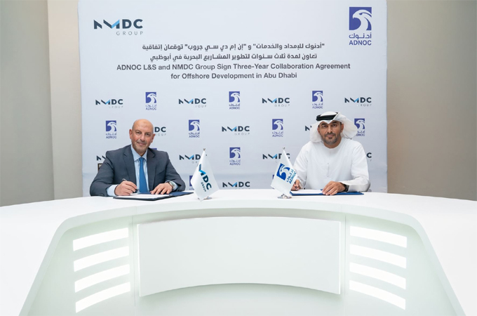 NMDC, Adnoc L&S sign offshore development deal in Abu Dhabi