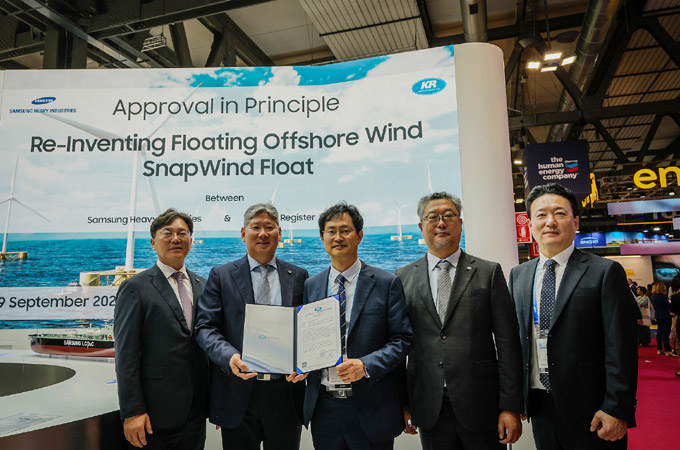 KR grants approval for SHI's 'SnapWind Float'