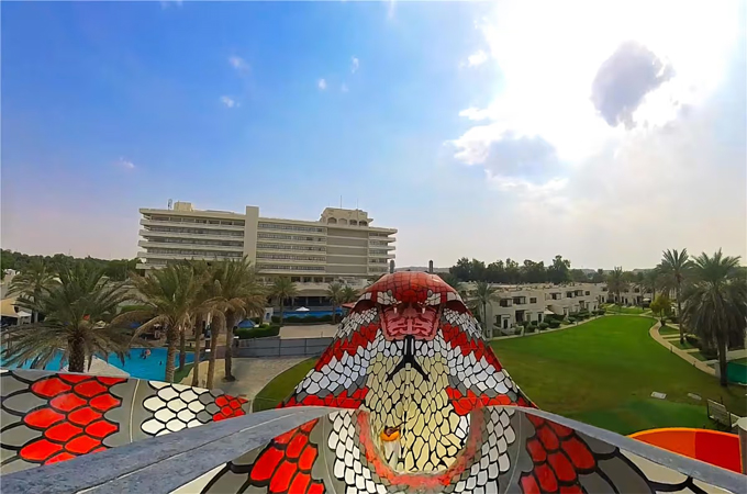 UAE’s first cobra waterslide opens in Al Ain