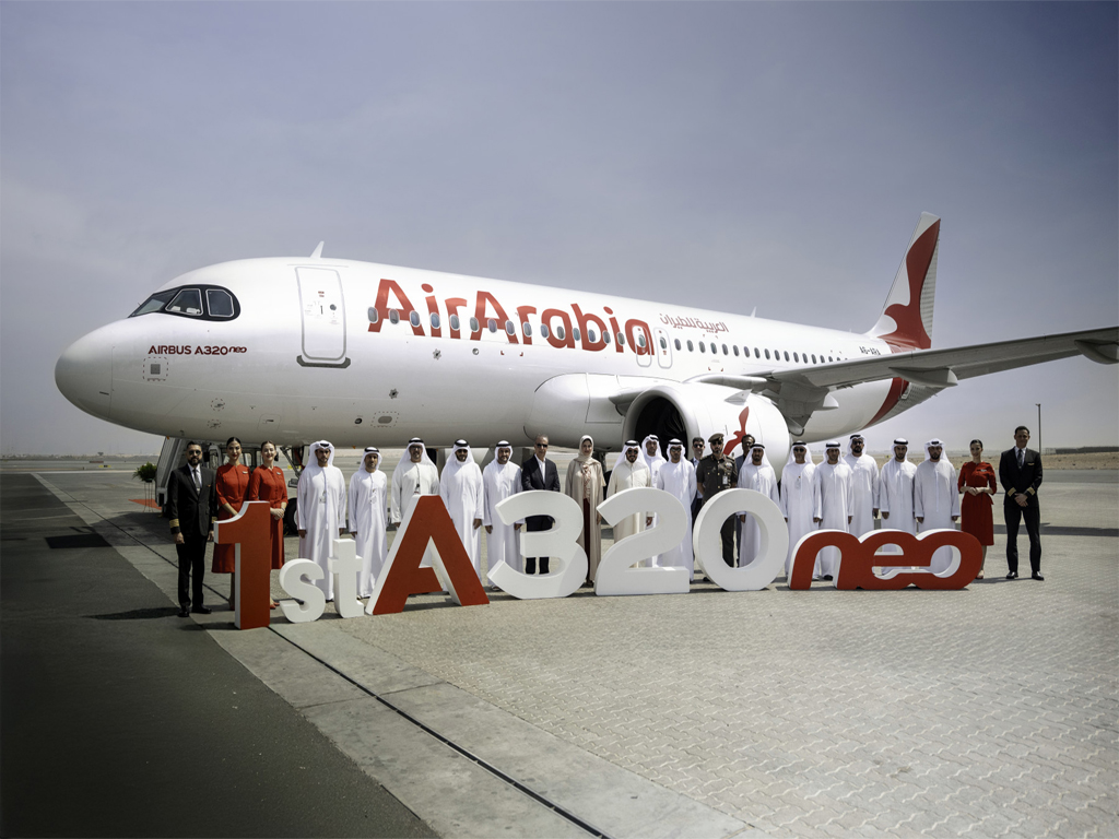 Air Arabia receives its first Airbus A320neo aircraft