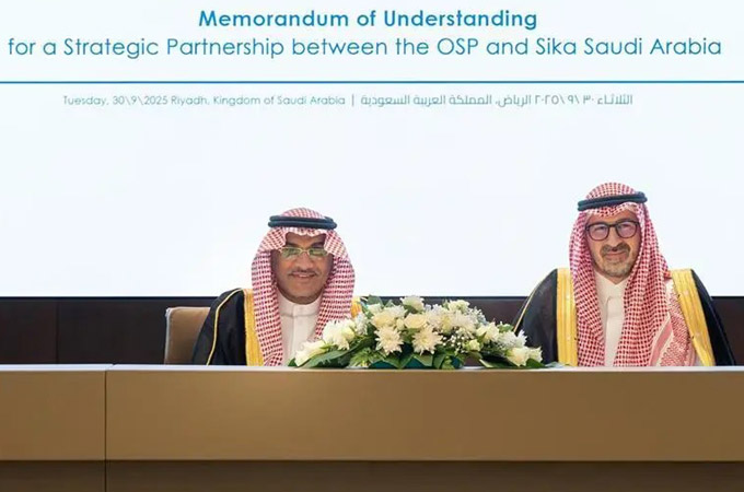 OSP, Sika Saudi Arabia sign MoU to localise sustainable construction solutions